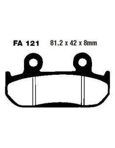 PASTILLAS DE FRENO FA121HH HONDA CBR 600 F XRV 750 AFRICA TWIN EBC