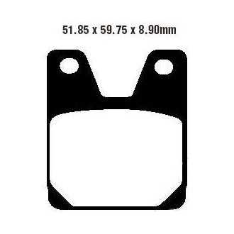 PASTILHAS DE TRAVÃO FA267 YAMAHA R1 (1998-2001) R7 (1999-2001) EBC