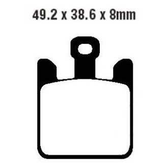 PLAQUETTES DE FREIN FA369/4HH KAWASAKI ZX6R ZX10R SUZUKI GSXR 1000 EBC