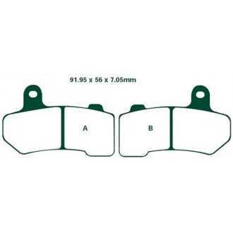 PASTILHAS DE TRAVÃO FA409HH HARLEY DAVIDSON 1584 1690 1745 1800 1868 EBC