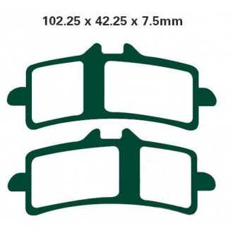 PLAQUETTES DE FREIN FA447HH APRILIA DUCATI KTM SUZUKI TRIUMPH EBC